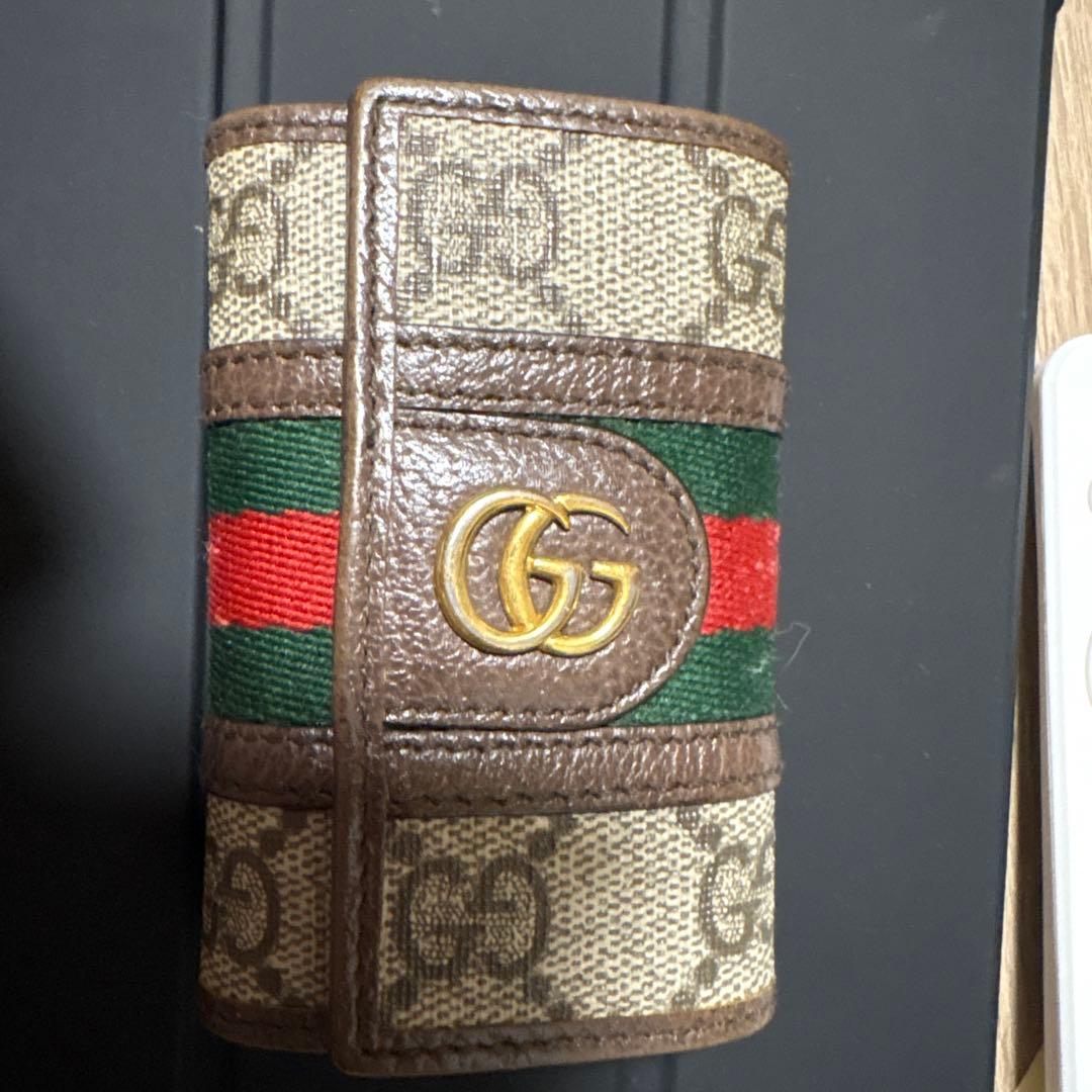 Gucci GGパターン レザーキーケース