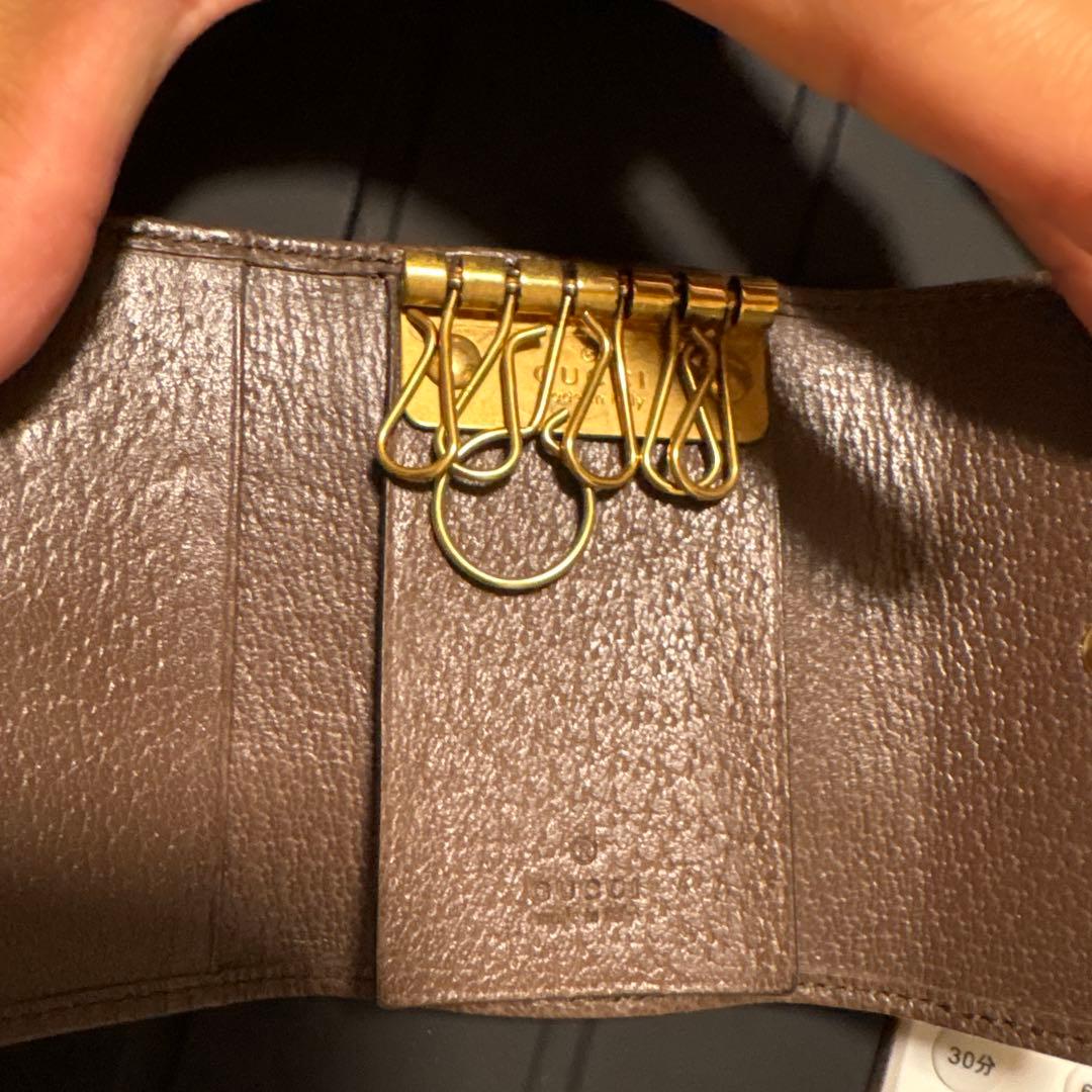 Gucci GGパターン レザーキーケース