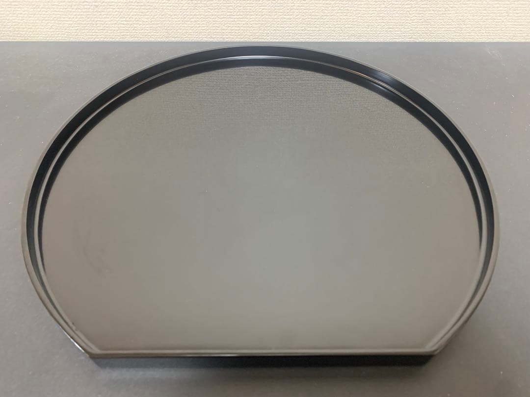 川連漆器　半月盆　尺2 尺二　5枚セット