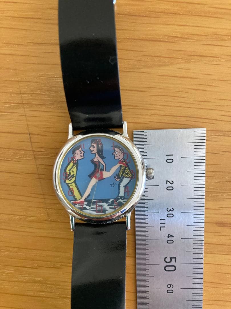 河村要助イラスト時計