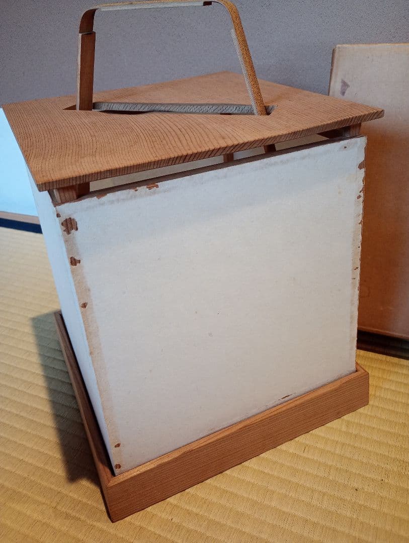 【茶道具】木地座敷行灯　夜咄　茶事道具　水屋道具　その他983