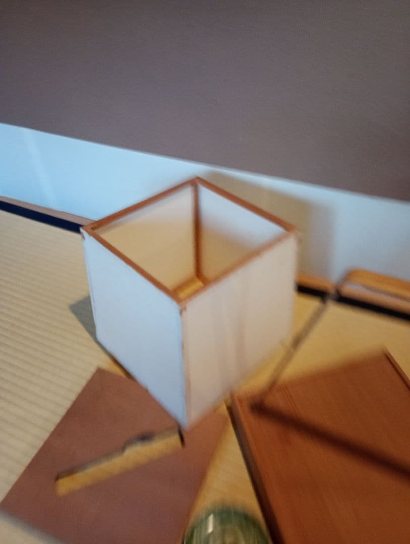 【茶道具】木地座敷行灯　夜咄　茶事道具　水屋道具　その他983