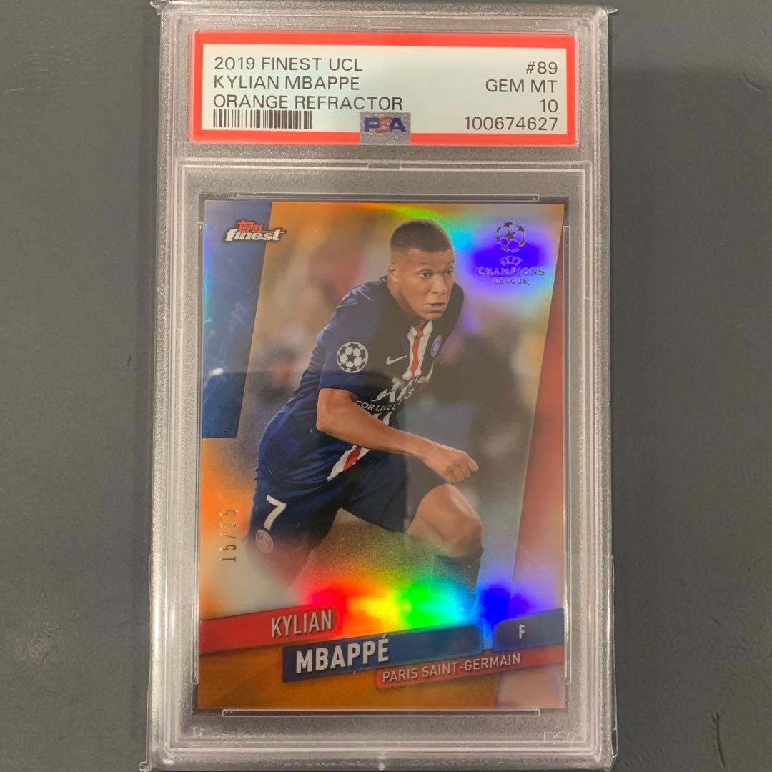 PSA10 GEM MINT 25枚限定 mbappe topps finest