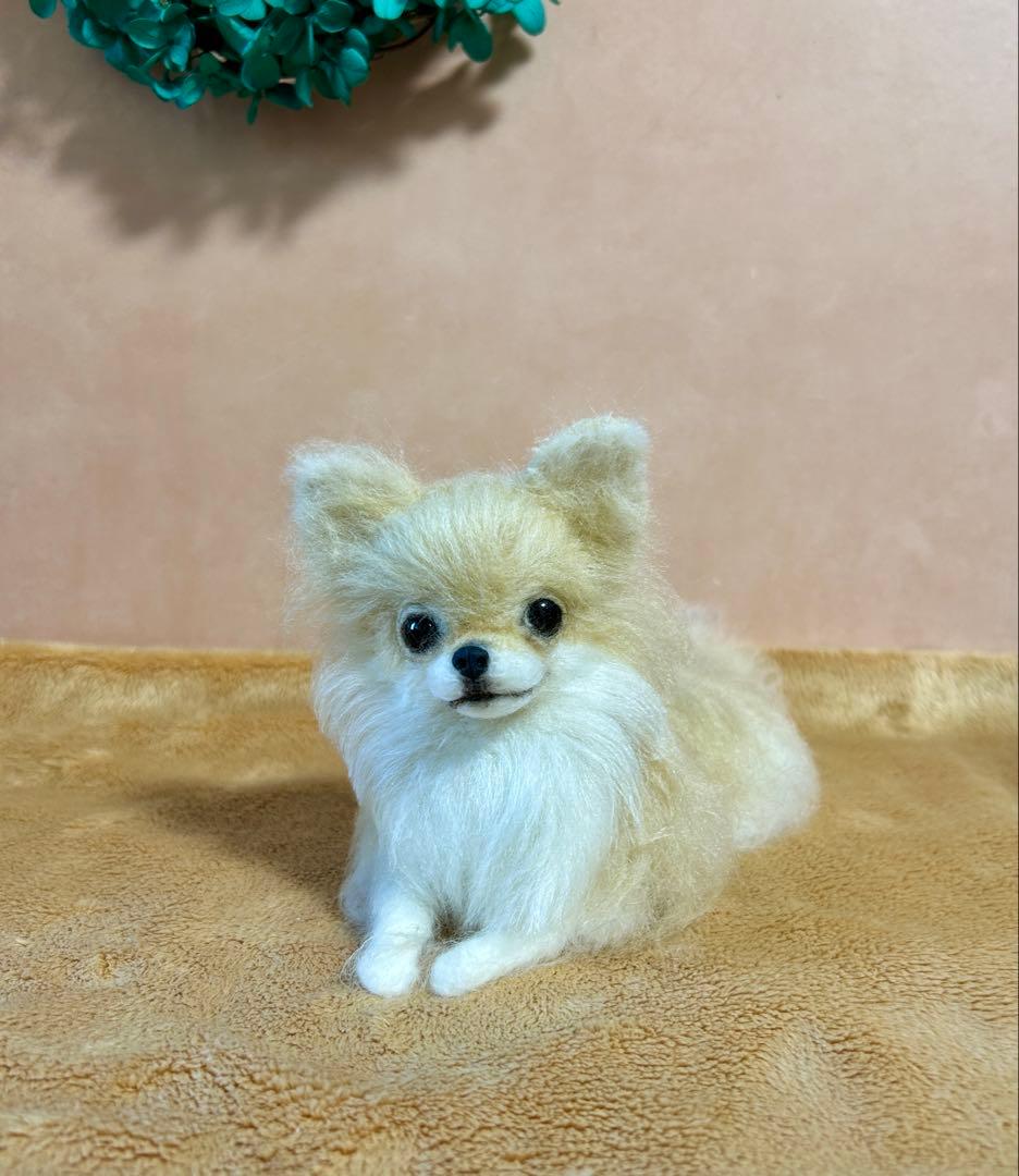 羊毛フェルト　おすましチワワちゃん