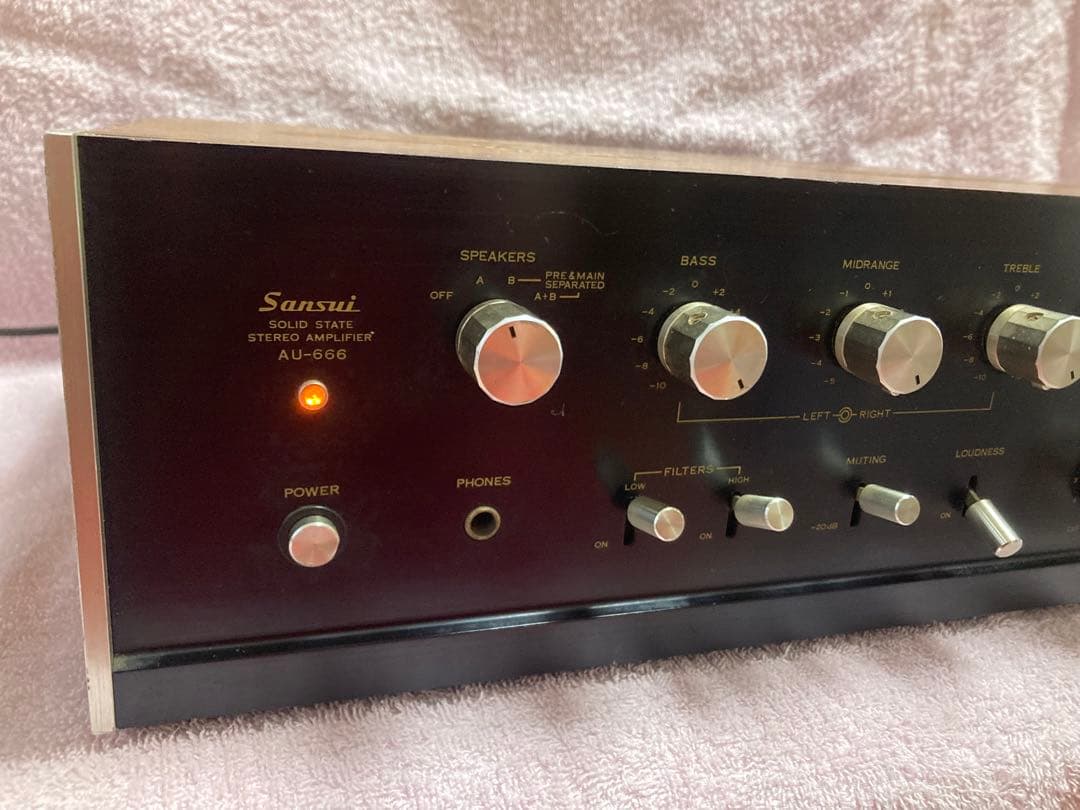 ⭐️動作OK! SANSUI プリメインアンプ　AU-666