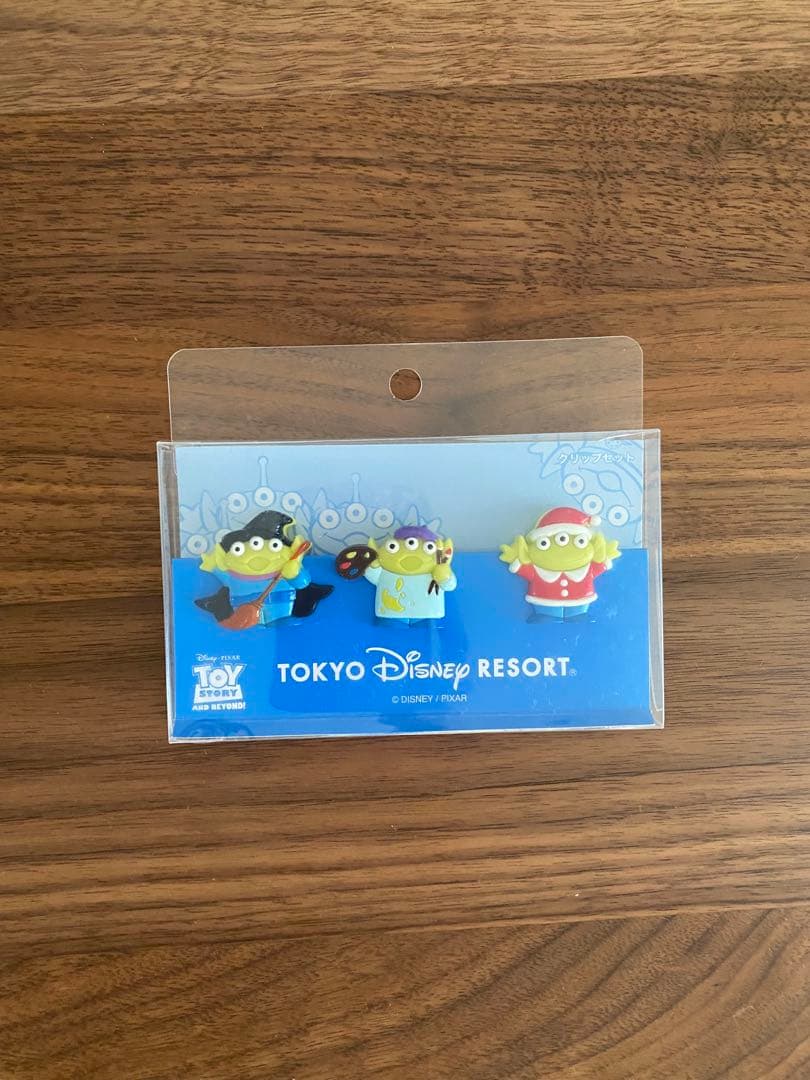 【未開封希少】ディズニーリゾート リトルグリーンメン マンスリー クリップ