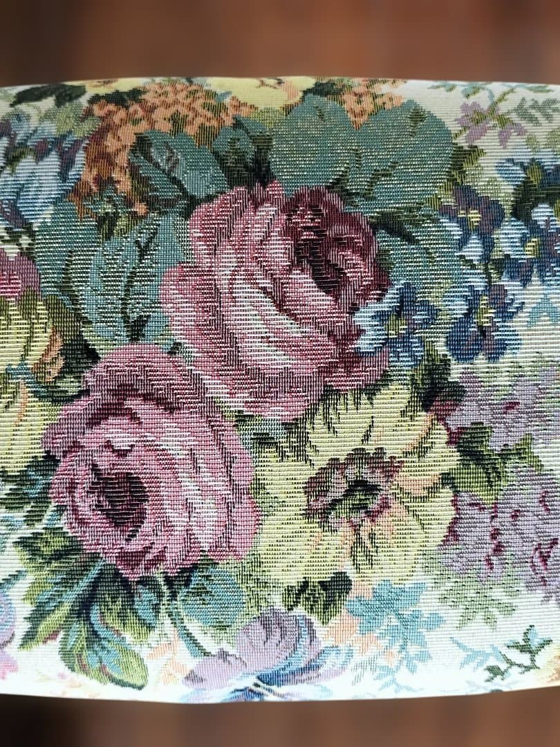 【英国製クラシック】猫脚×ゴブラン生地 スツール アンティーク