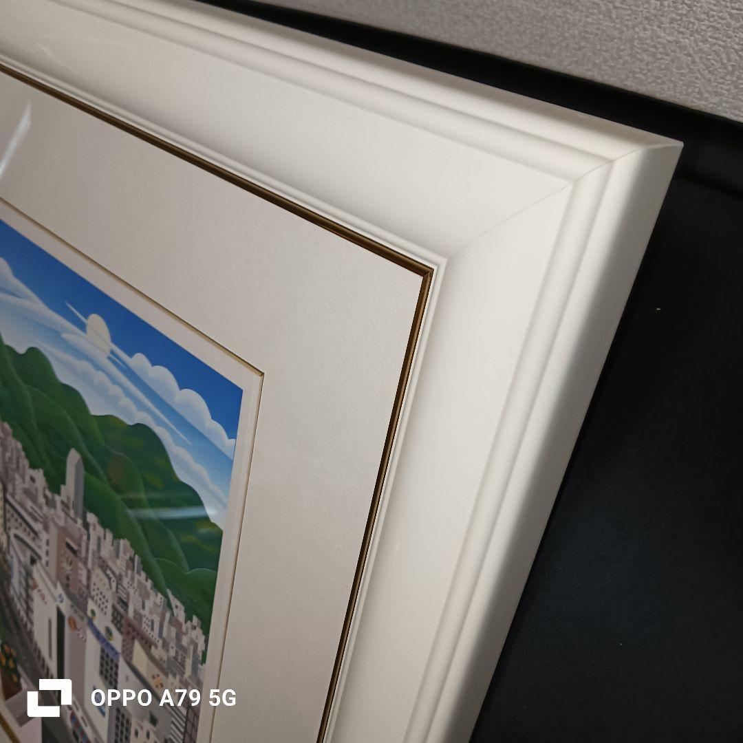 ☆神戸シリーズ　トーマス・マックナイト　限定版画　真作　入手困難　神戸の風景