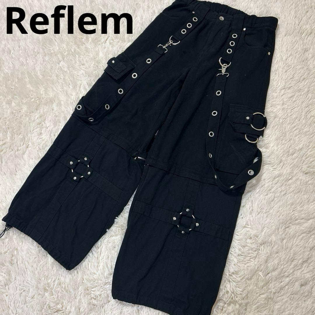 Reflem レフレム　2way ワイド　カーゴパンツ　Y2K 地雷系　グランジ
