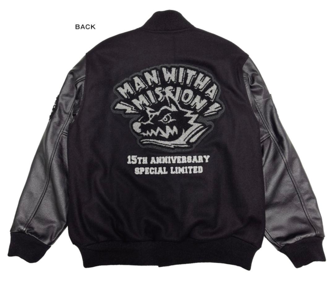 【新品・XLサイズ】マンウィズ 15周年記念限定スタジアムジャンパー