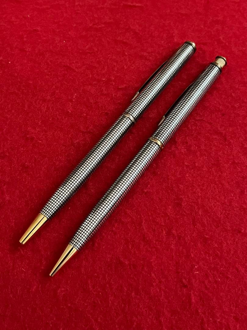 パーカーインシグニアボールペン&シャープペンシル❗️スターリングシルバー‼️ケース入