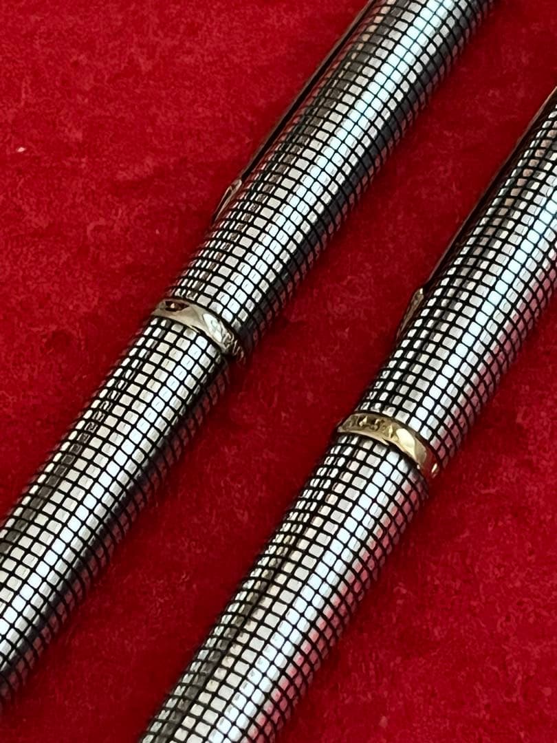 パーカーインシグニアボールペン&シャープペンシル❗️スターリングシルバー‼️ケース入