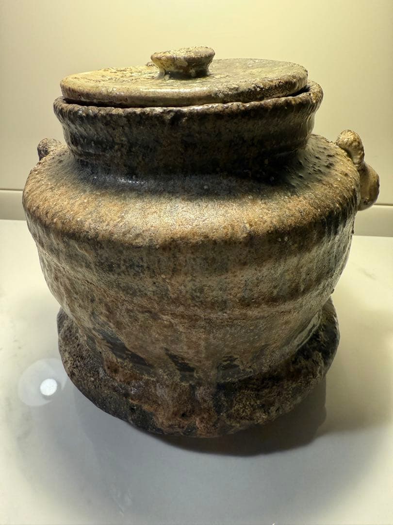 西山窯 坂本瀧山　薪窯焼成 焼締自然釉