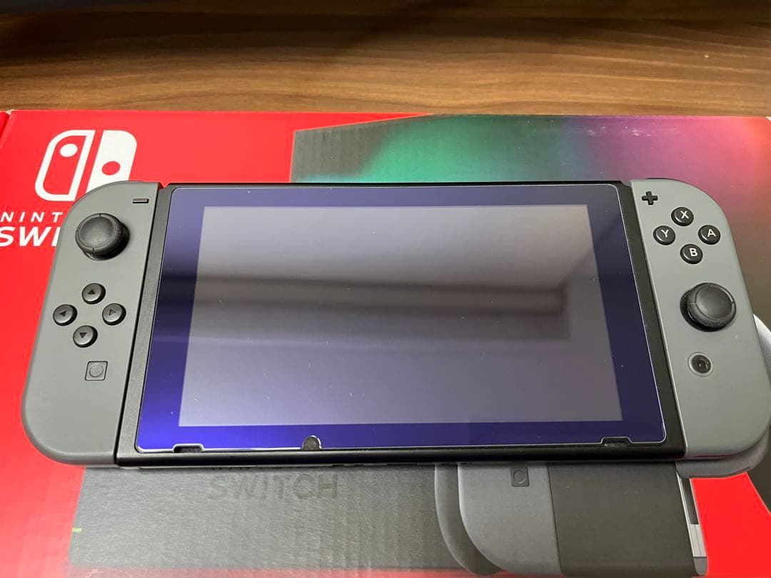 ニンテンドースイッチ本体グレーNintendo Switch箱付属品完備