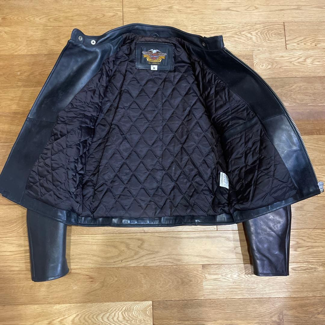 革*ー様 Harley-Davidson シングルライダースジャケット Mサイズ