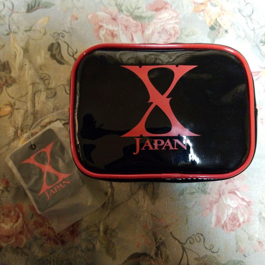 X JAPAN ポーチ 黒・赤