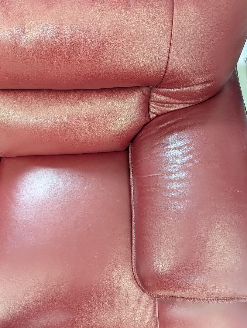 みちみち　ニトリ　ロゾ　ソファー　赤　レッド　中古　直接取引可（静岡県）