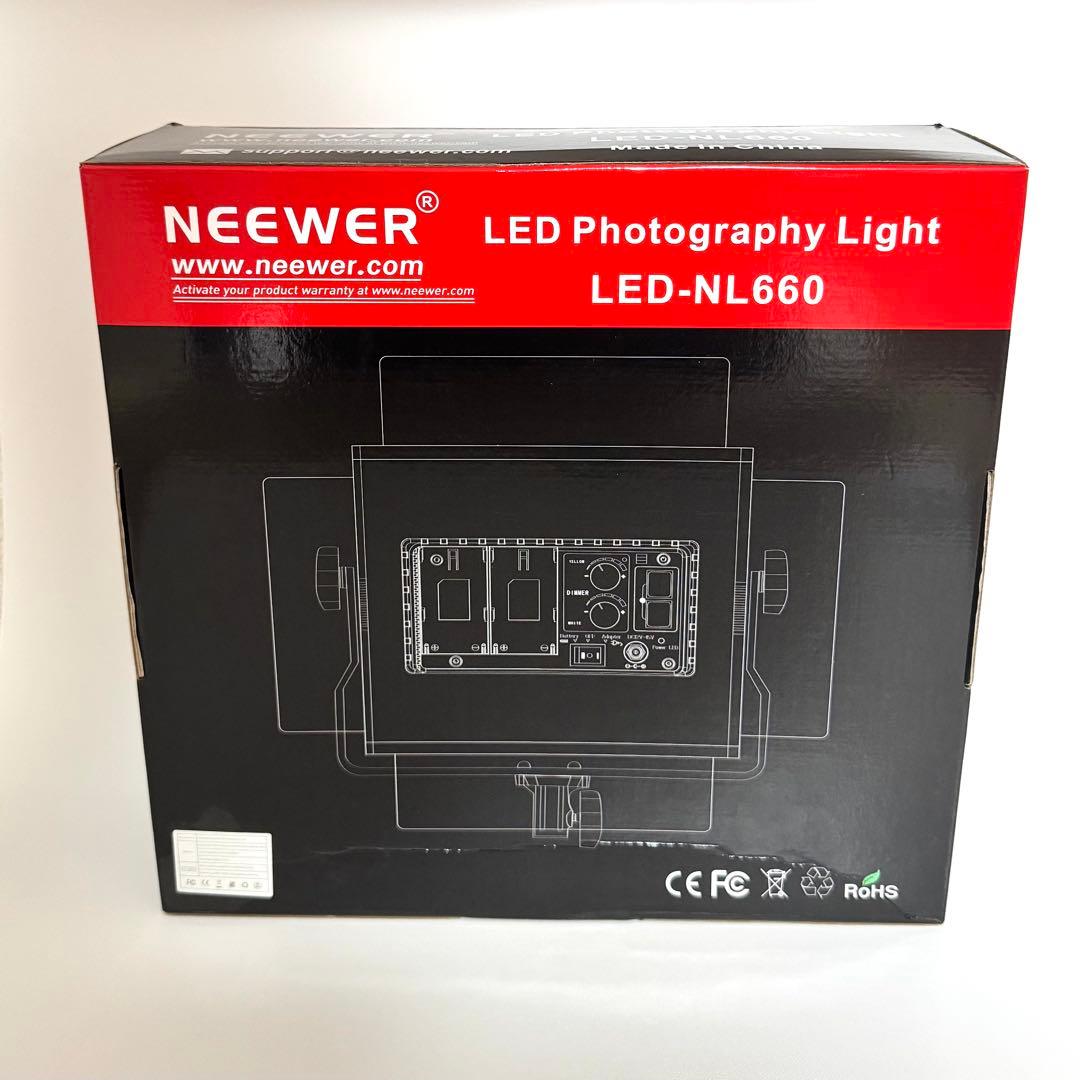 【美品】Neewer LEDライト NL660 2台セット