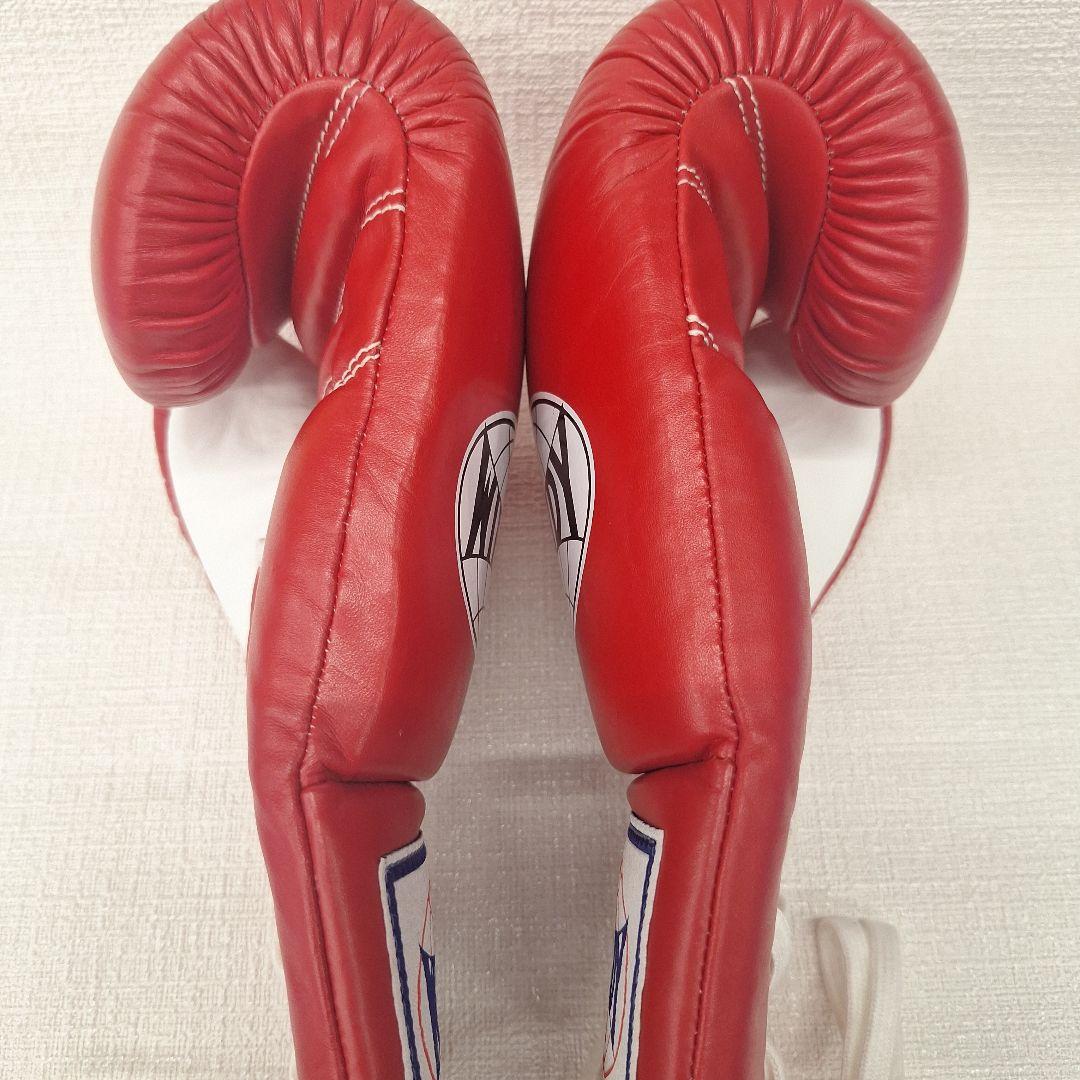 WINDY ボクシンググローブ 10 oz 赤 紐タイプ
