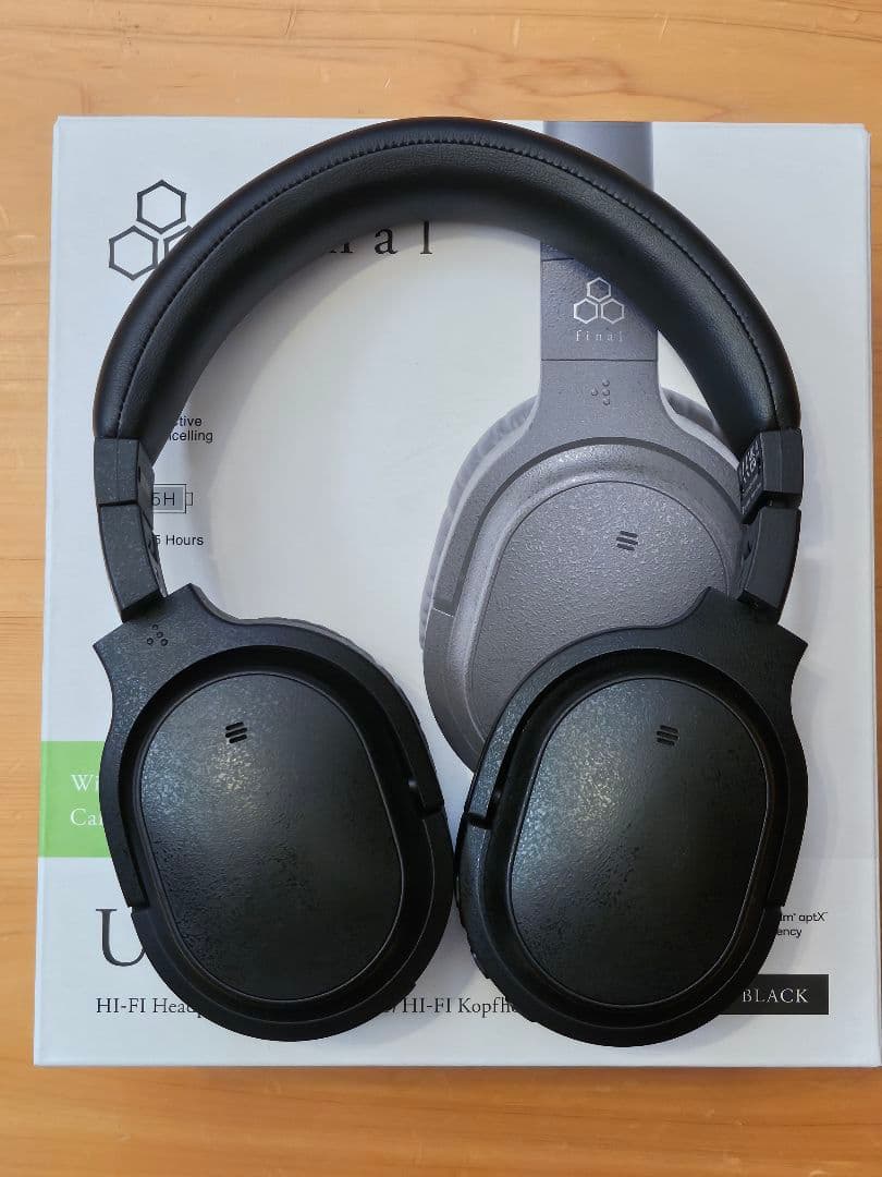 【超美品】final UX3000 ワイヤレスヘッドホン ブラック