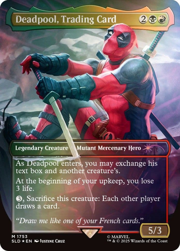 MTG Secret Lair x Marvel’s Deadpool 英語版F