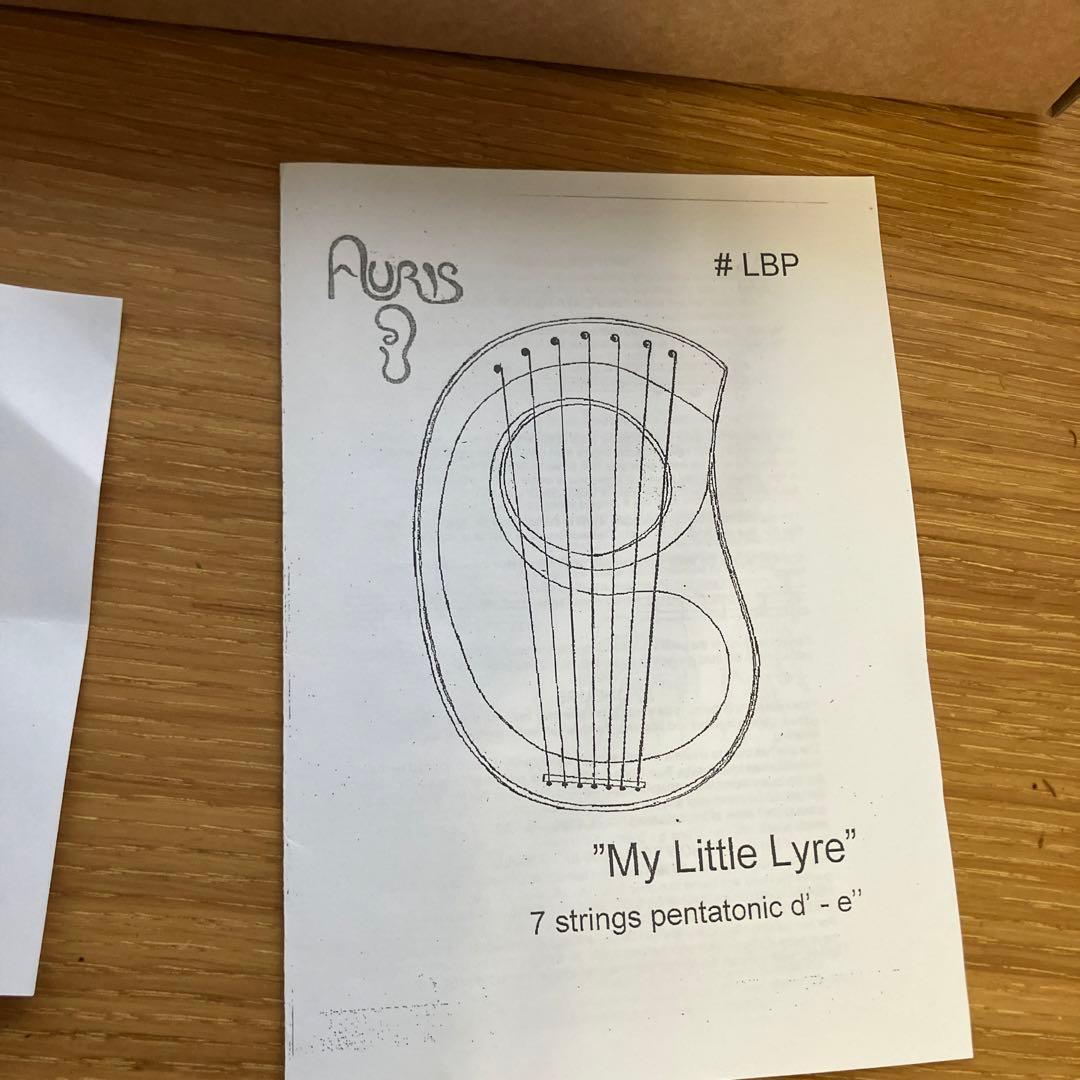 アウリス　キンダーハープ　7弦　おもちゃ箱