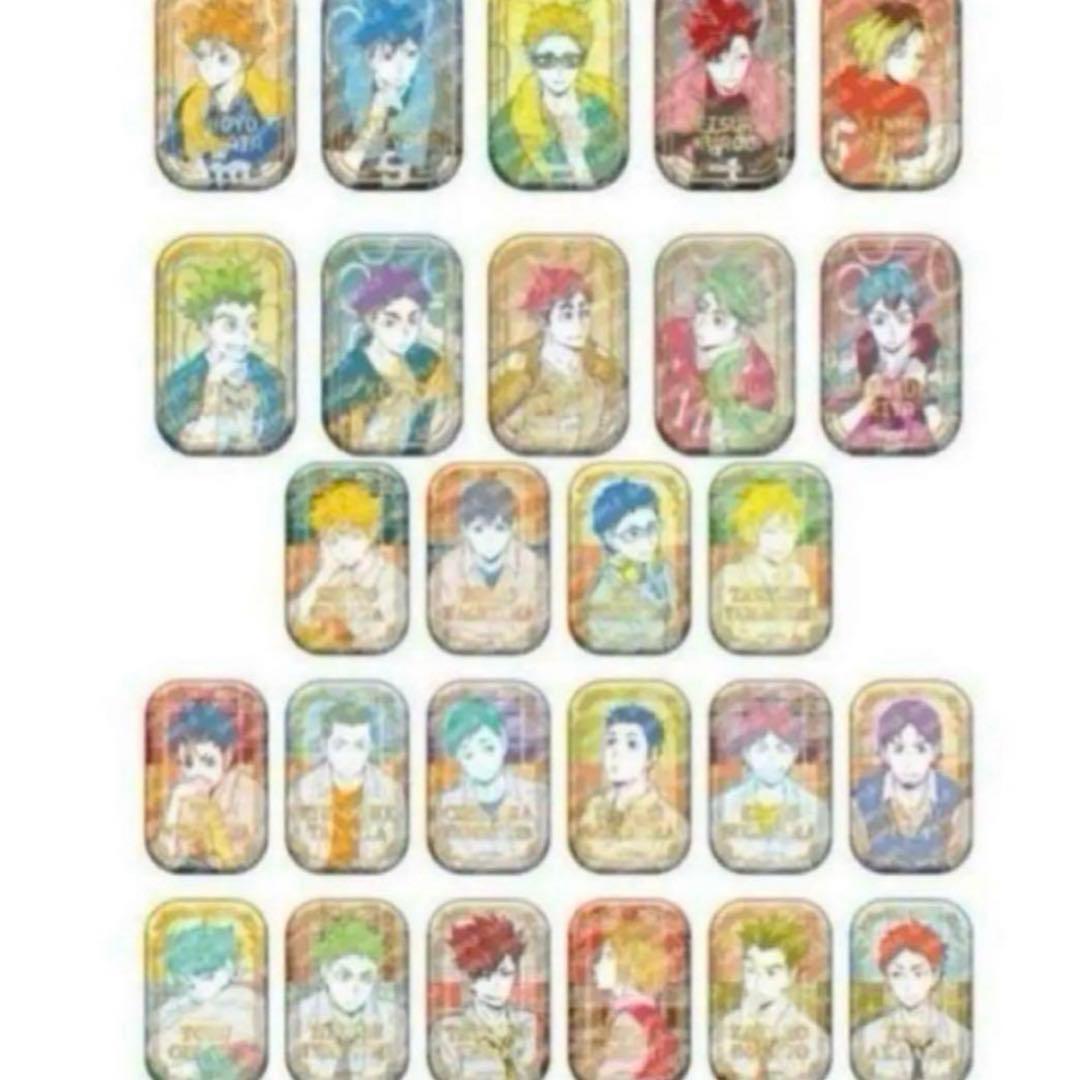 ハイキュー！！スクエア缶バッジ オフショット セブンネット 第1弾 第2弾セット