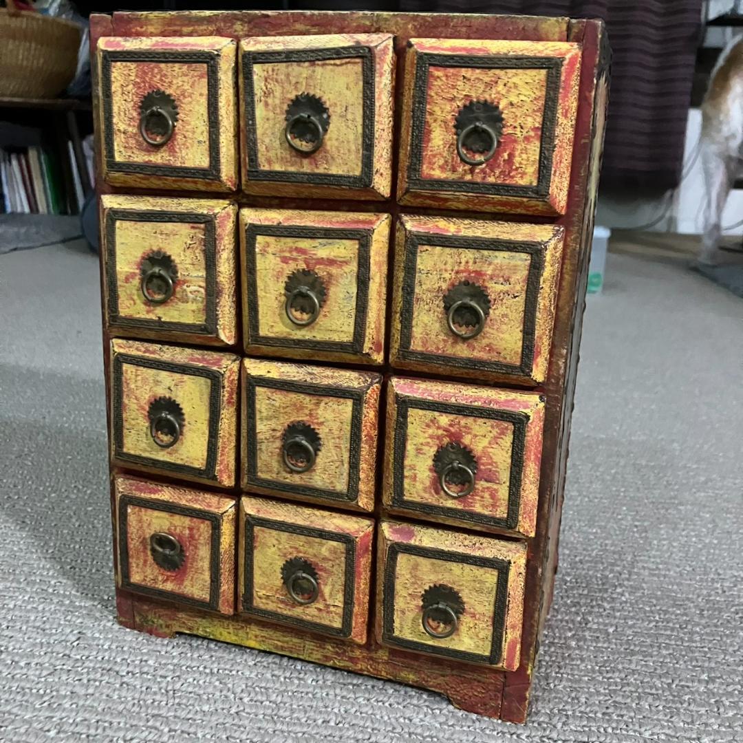 薬箪笥 薬棚 アクセサリー入れ 多引き出し