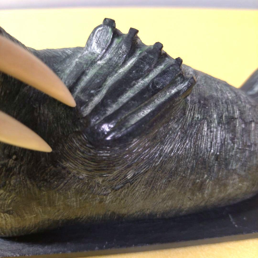 希少　ヴィンテージ　ウルフオリジナル　セイウチ　彫刻　カナダ製　海外工芸品
