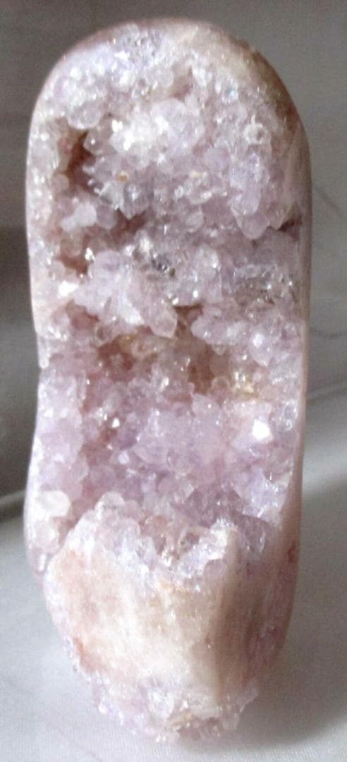 ピンクアメジスト クラスタージオード 原石 天然石 パワーストーン 結晶 鉱物