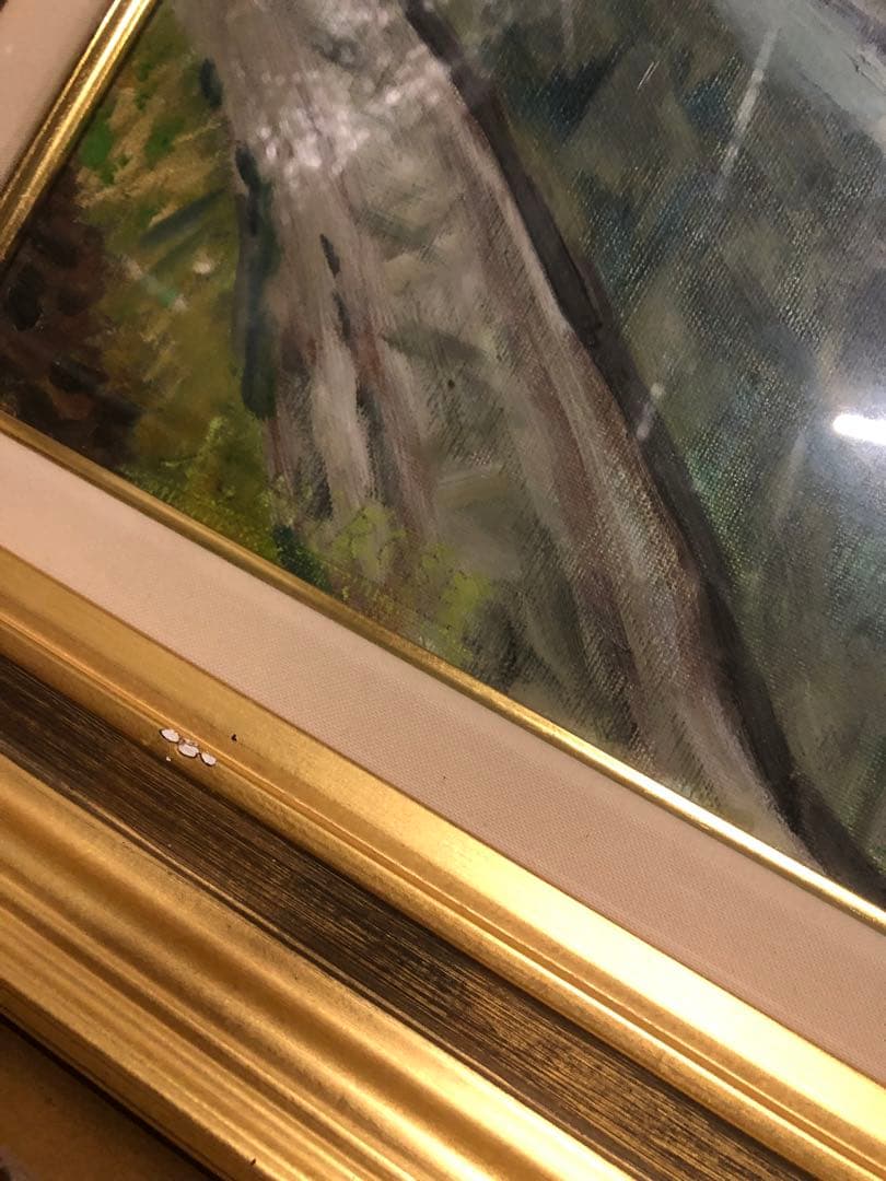 額縁 額 絵画 油絵 絵 F10 アンティーク ゴールド