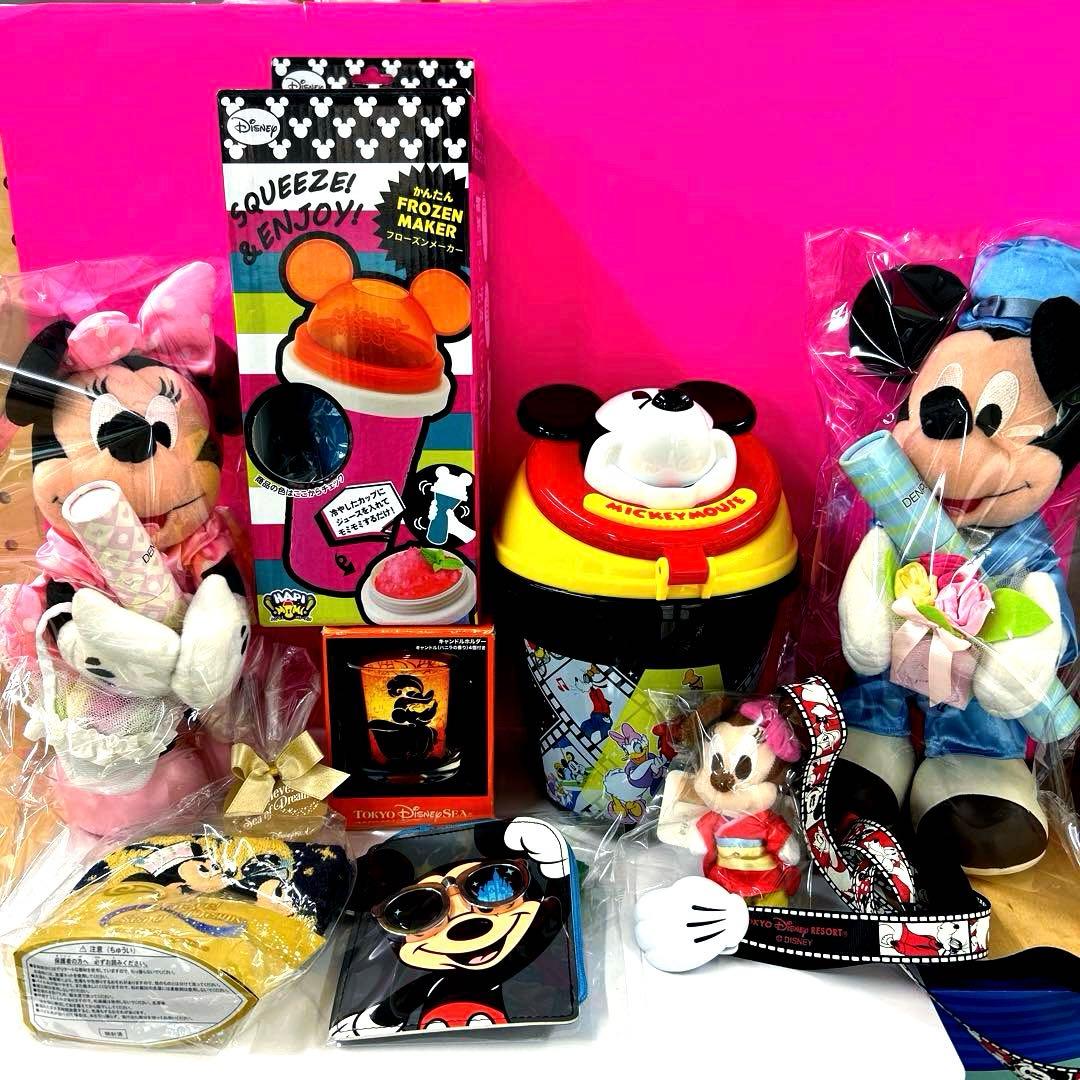 ディズニー　ミッキー　ミニー　８点セット　ぬいぐるみ　まとめ　H②