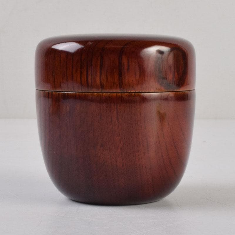 茶道具　欅地　漆塗　棗　時代箱　V　8746