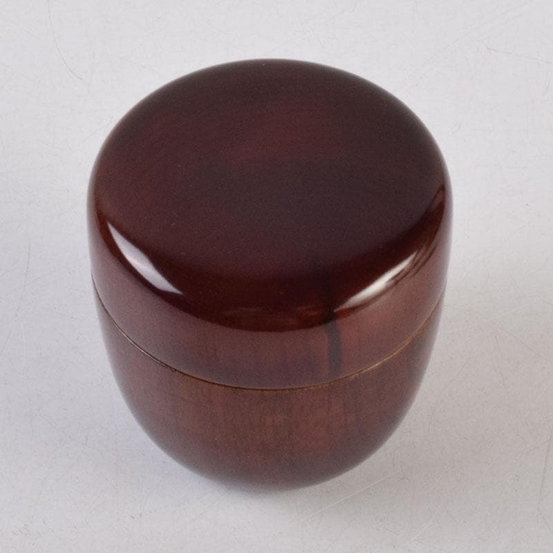 茶道具　欅地　漆塗　棗　時代箱　V　8746