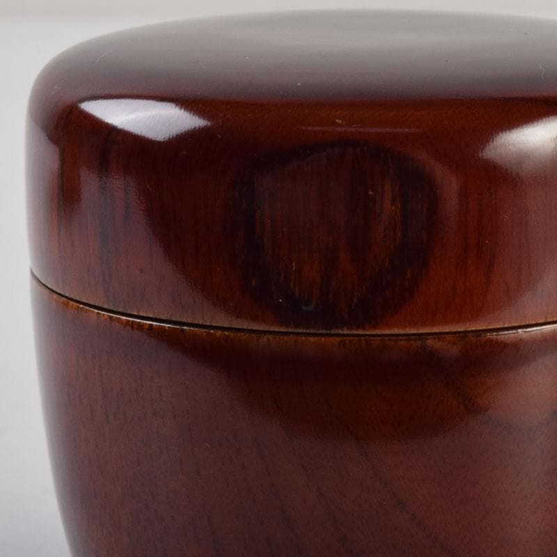 茶道具　欅地　漆塗　棗　時代箱　V　8746