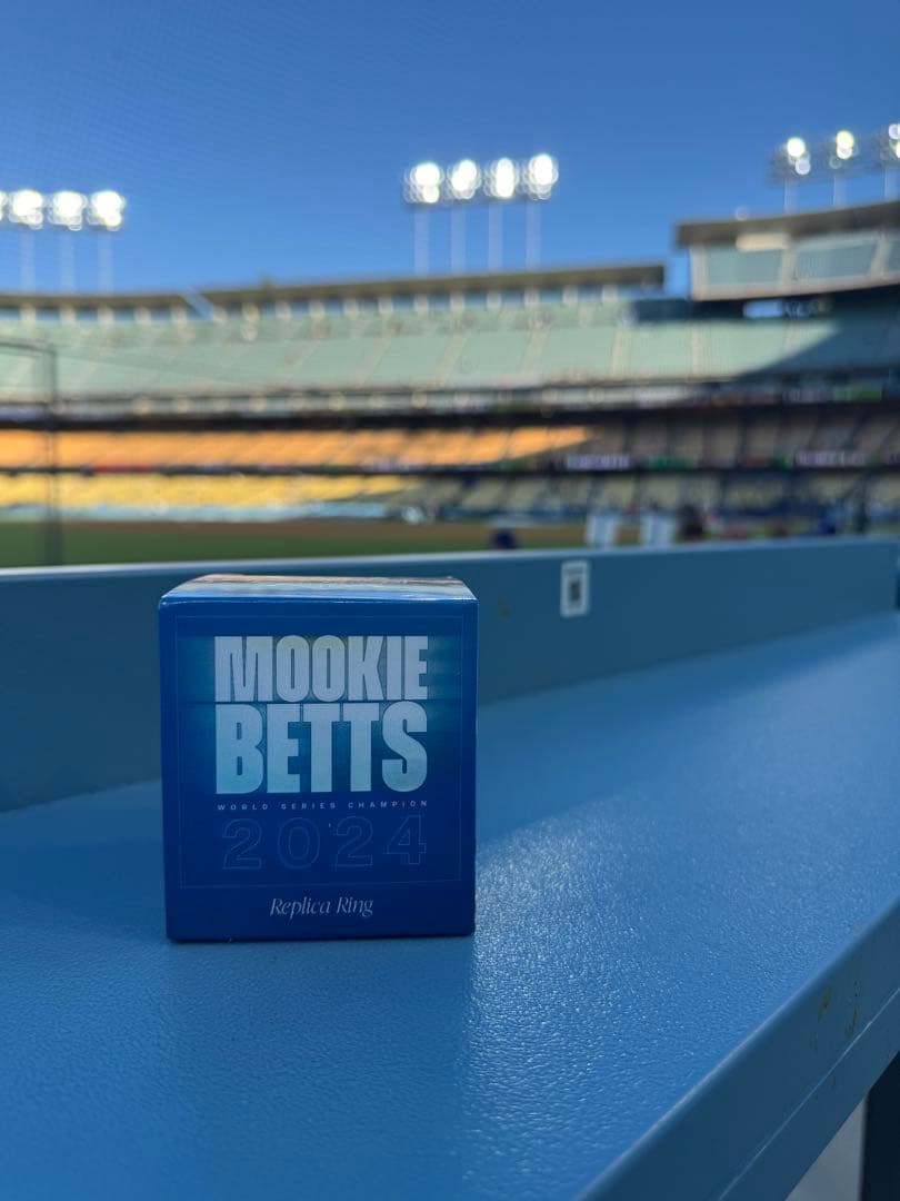 【新品未使用】ムッキーベッツ チャンピオンリングドジャース2025/8/25配布