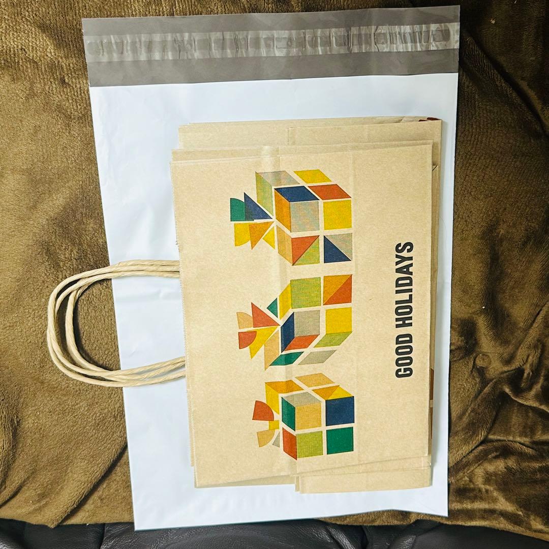 無印良品　X'masショップ袋　クリスマス限定　紙袋　ショッパー