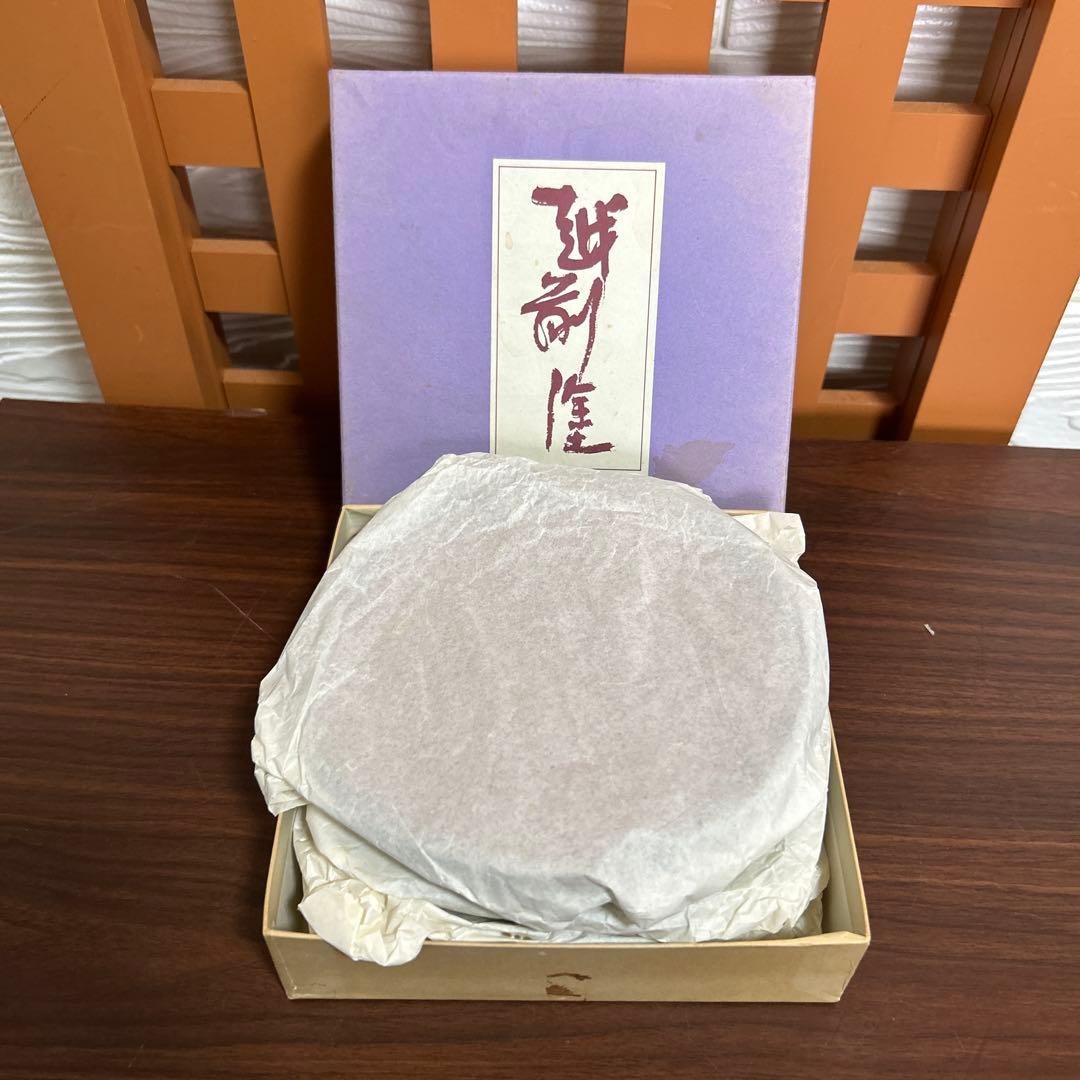 毧前漆器 丸梅鉢 梅型銘々皿 5枚セット 箱付き