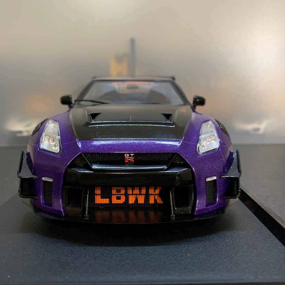 788 リバティウォーク LBWK R35 GT-R 1/18スケールミニカー