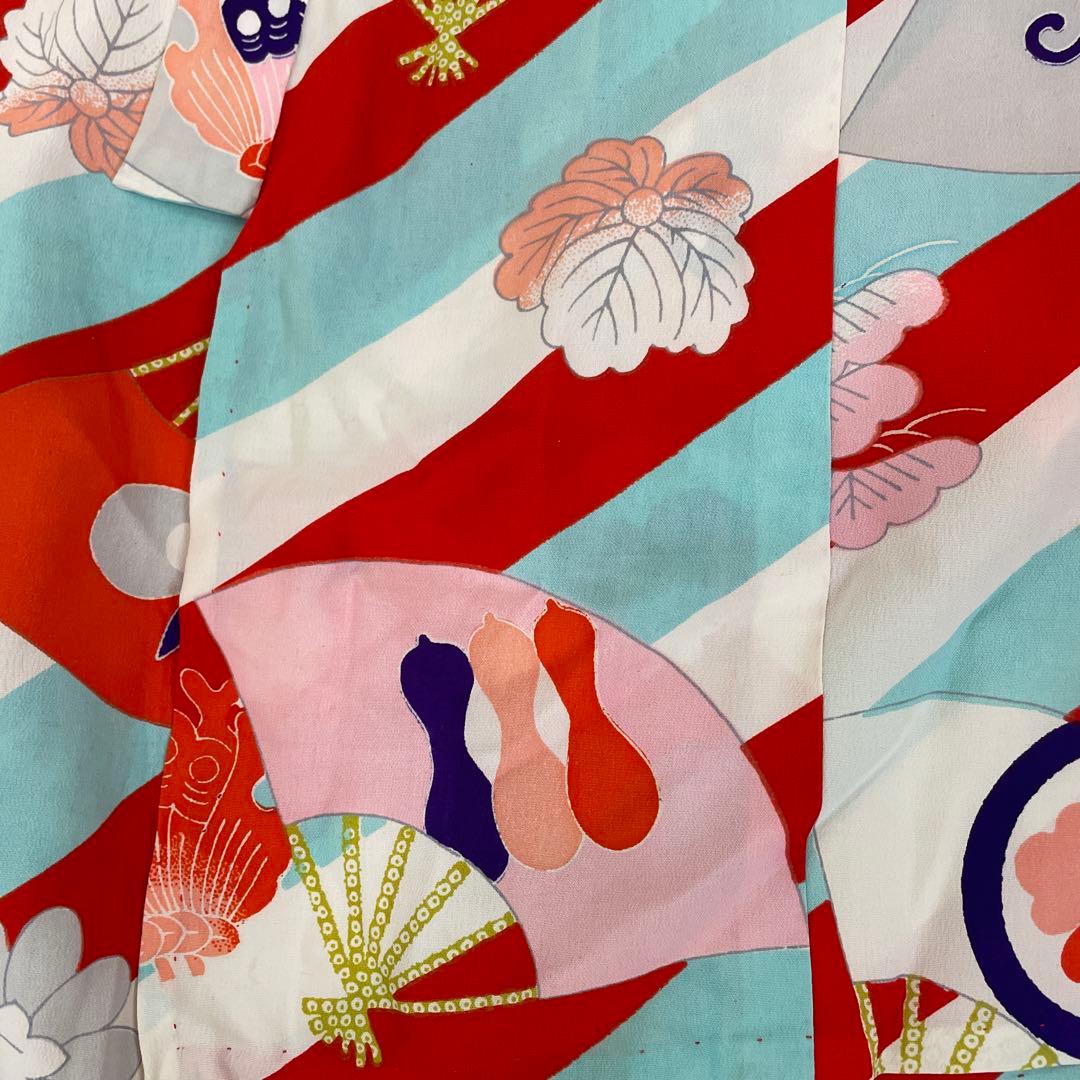 七五三 3歳女の子　アンティーク着物【K3-04】