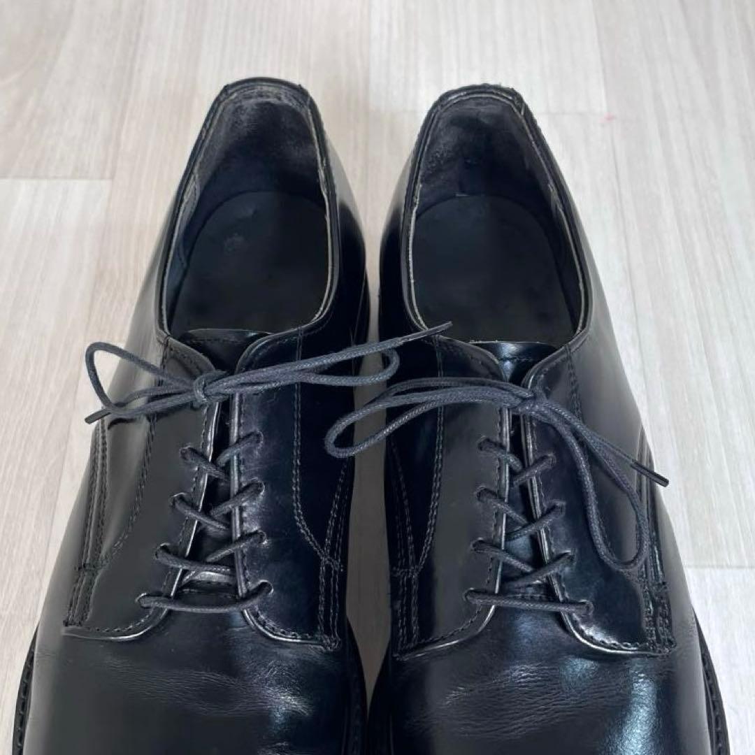 【美品】民間/ミリタリー　サービスシューズ　革靴　スチールトゥ　PT83　80s