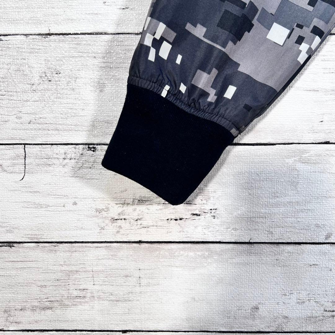 『F.C.Real Bristol』　ブルゾン　リバーシブル　デジカモ柄　黒　M