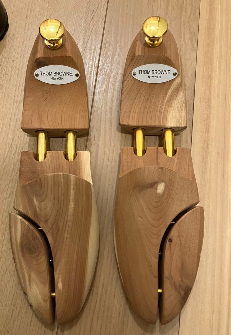 トム ブラウン レザーシューズ US9 27cm ブラック ウィングチップ 革