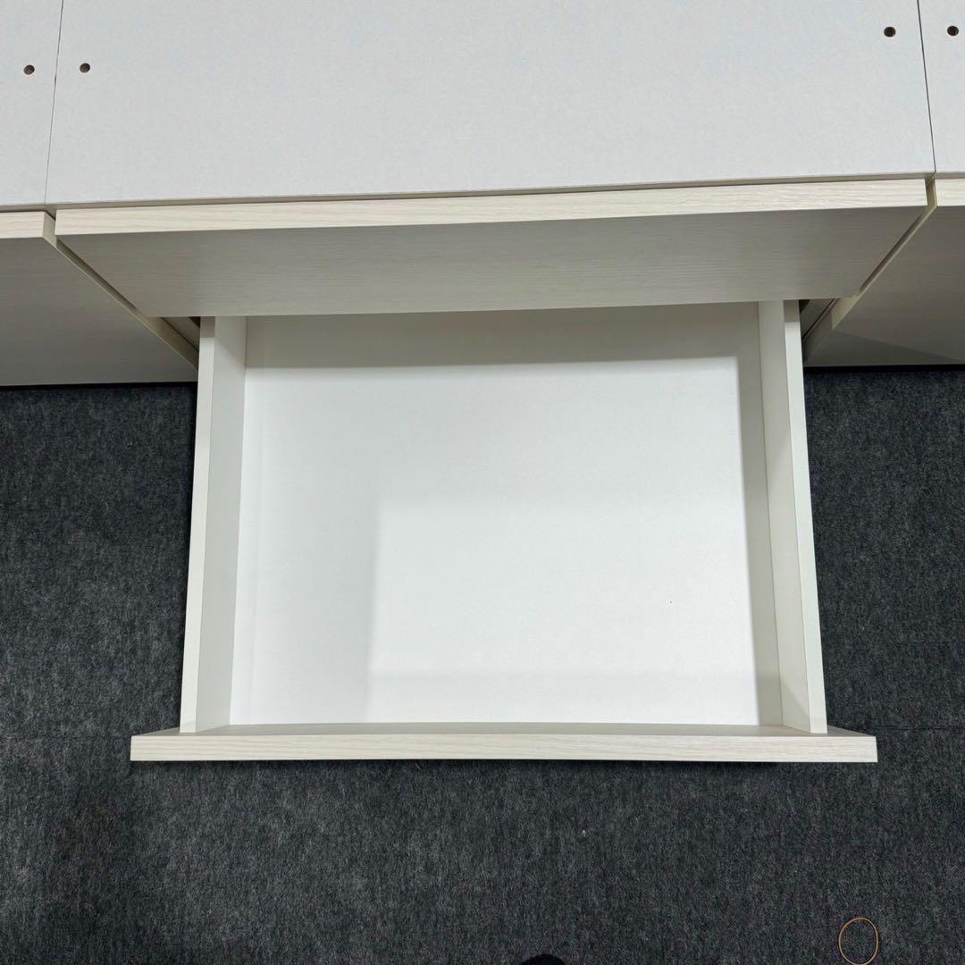 ニトリ シングル ベッドフレーム 収納付き フレームのみ 白 d3772