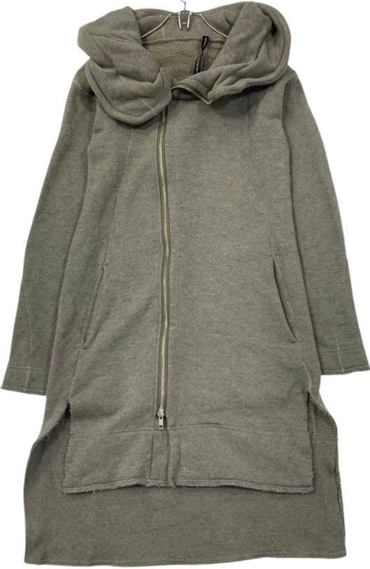 nude: masahiko maruyama フード付きロングパーカー