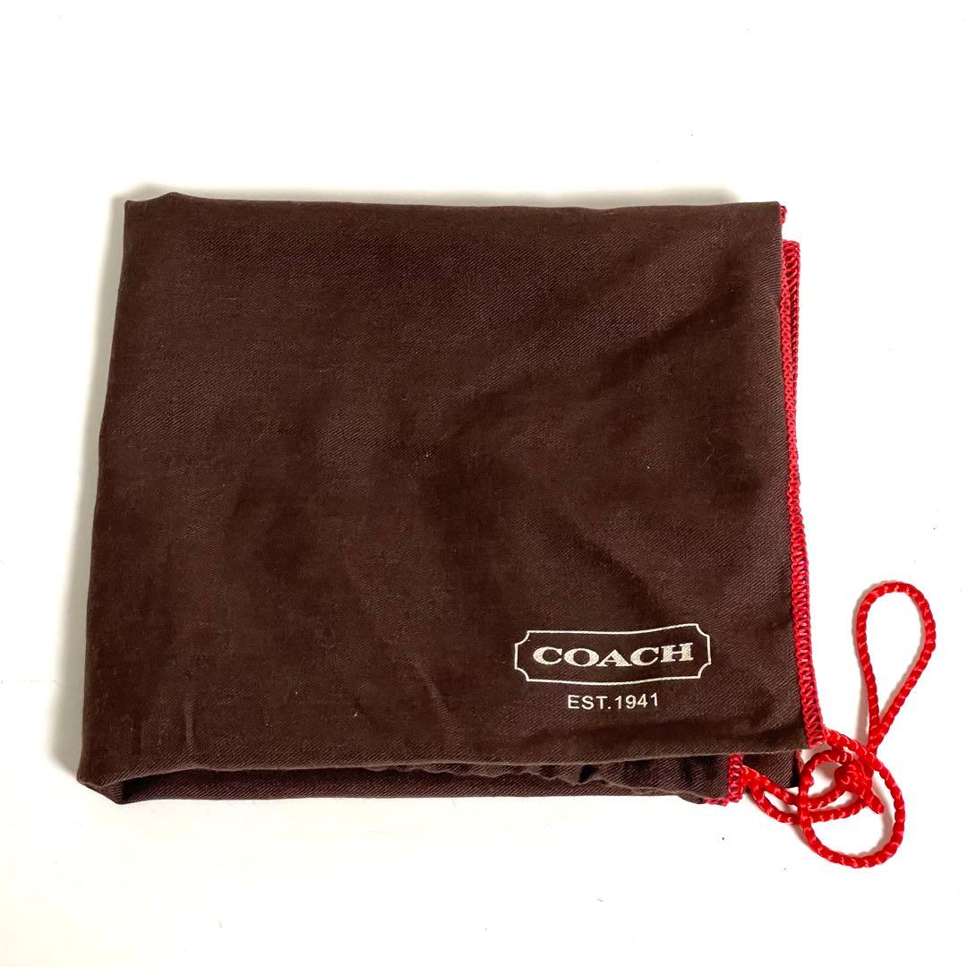 美品 COACH HalfMoon Accessory Pouch 10073