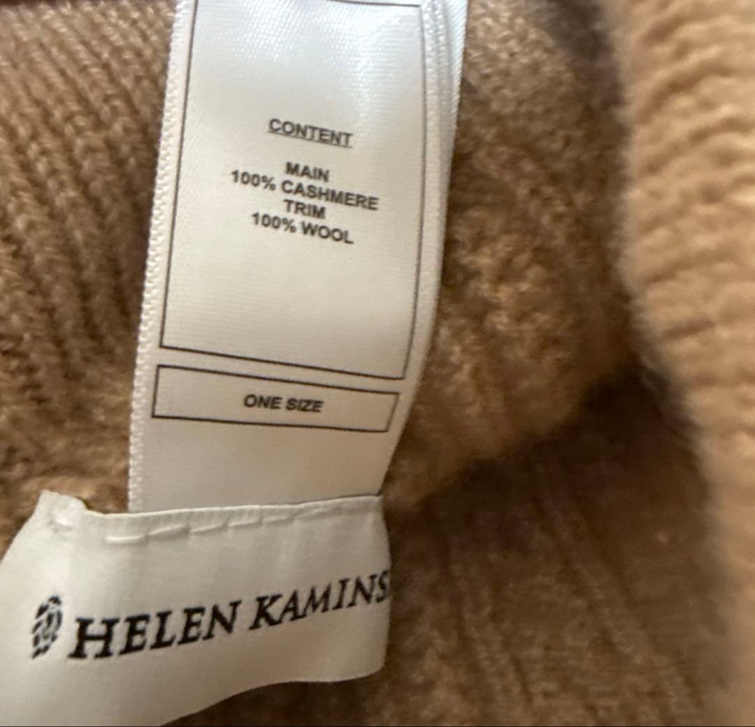 り*ん様 ヘレンカミンスキーカシミヤ 新品 ニット帽