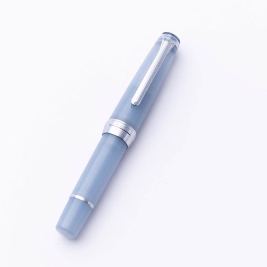 銀山スノーグレー・万年筆 パルム　EF