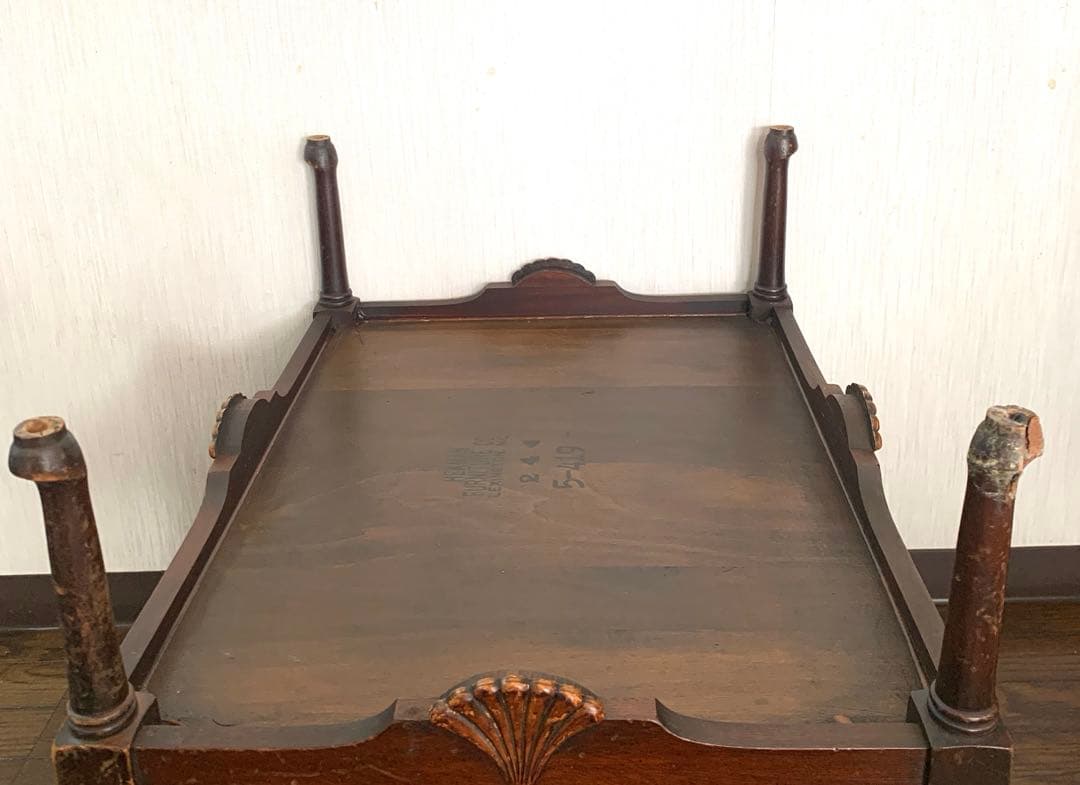 [HEKMAN]米国　アンティーク マガジンラック　サイドテーブル