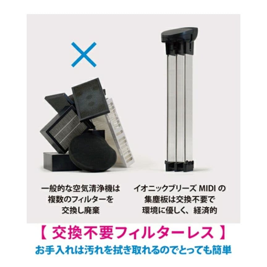 【極美品・送料無料】アントレックス 空気清浄機イオニックブリーズ IU853 黒